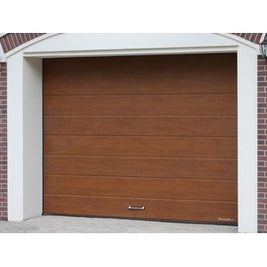 Секционные ворота Doorhan 2900*2400*300, цвет - коричневый